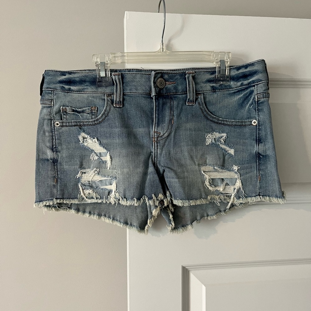 Express denim shorts